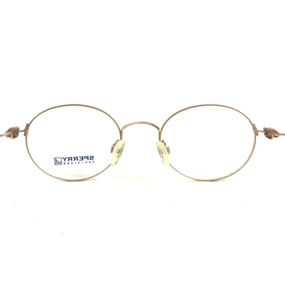 Sperry Eyeglasses Frames ZYLOWARE 056 TOP-SIDER Matte Gold Wire Rim 49-20-145
